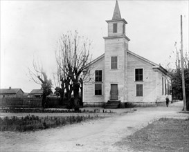 Exterior of African American Church c 1900