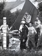 Houses Are Being Destroyed at The Border By FDJ Workers Accompanied By Accordion Music