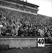 October 1950 - View of Crowd at Michigan State College vs Maryland at East Lansing Football Game