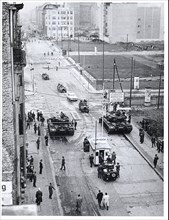 Berlin, October 1961. - Beginning August 23, when the East German police closed all but seven of