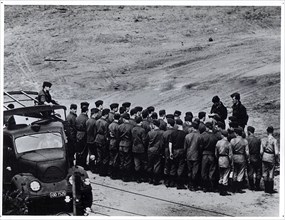October 1961 - Young Soldiers, Most of Them In Their Teens, Line Up for Roll Call Before Commencing