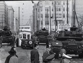 10/25/1961 - Once Again Trouble at Friedrichstrasse and Heavy Tanks Have Been Brought In
