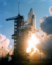 The space shuttle Columbia