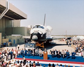 (16 Oct 1983) --- NASA Space Shuttle Orbiter 103, Discovery