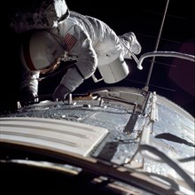 Astronaut Ronald Evans photographed during transearth coast EVA
