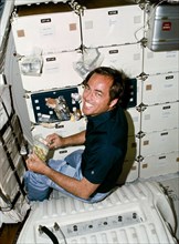 A smiling Robert L. Crippen, STS-1 pilot