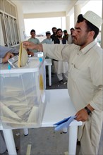 The Afghan people went to the voting polls