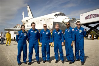 NASA Astronauts and STS-133 mission crew members