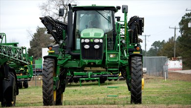 John Deere tractor at farm equipment dealership in Wakefield, VA, on Dec. 20, 2015.