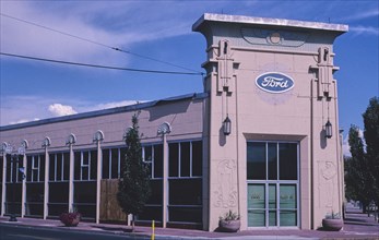 Ford Dealership horizontal view overall 1300 Main Street Klamath Falls Oregon ca. 2003