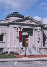 Carnegie Library central vertical detail view Anderson Indiana ca. 2004
