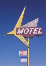 1980s United States -  Jet Motel sign