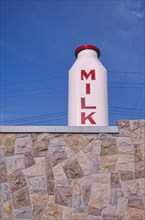 1980s United States -  City Dairy milk bottle
