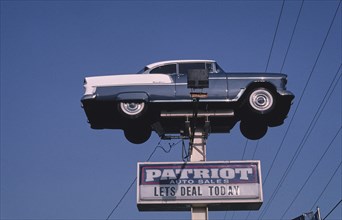 2000s United States -  Patriot Auto Sales sign