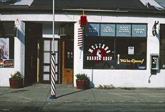 Early 2000's United States -  Mustang Barber Shop Billings Montana ca. 2004