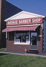 Early 2000's United States -  Avenue Barber Shop Springfield Illinois ca. 2003
