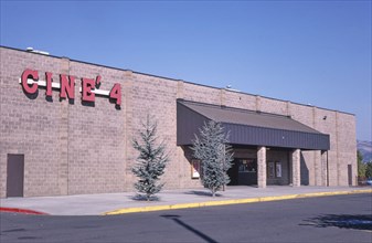 1980s America -  Cine 4, Medford, Oregon 1987