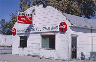 1980s America -   Todd's Cafe, Dakota City, Iowa 1987