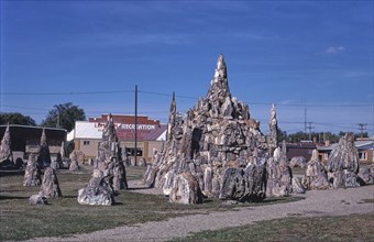 1980s America -   Petrified Rock Park, Lemmon, South Dakota 1987