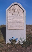 1980s America -   Sitting Bull Monument, Route 1806, Mobridge, South Dakota 1987