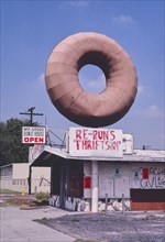 1980s America -  Mr Good's Donut House, Compton, California 1981
