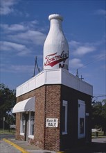 1990s America -  Townley milk bottle, 24th and Classen Streets, Oklahoma City, Oklahoma 1993
