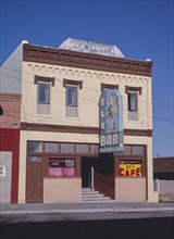 1980s America -  Al's Cafe (Elk Bar), Chinook, Montana 1987
