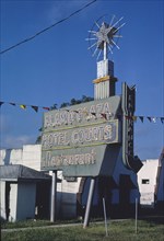 1980s United States -  Alamo Plaza Restaurant Motel, Jackson, Mississippi 1986
