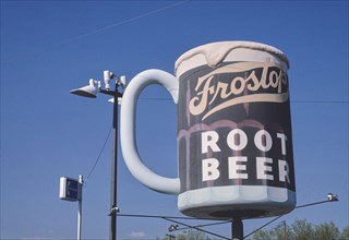 1980s America -  Frostop sign, Sandy, Utah 1980