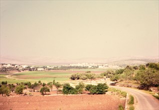 A view of the Road to Emmaus in 1960s (Israel)