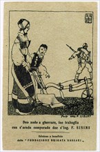 Sassari Brigade Postcard