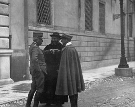 General Cadorna, Father Semeria and Gabriele D'Annunzio in Udine