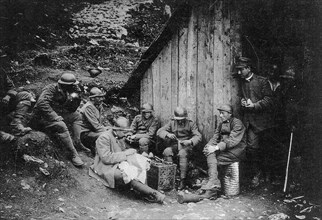 Trench life, tailor and shoemaker