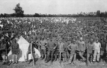 Camp of Austrian prisoners