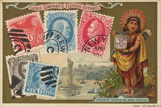 Picture Series Countries And Stamps And Motives