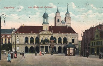 Old Market And Town Hall Of Magdeburg