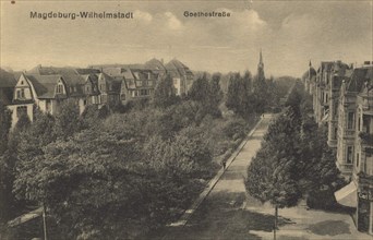 Goethestrasse In Magdeburg Wilhelmstadt
