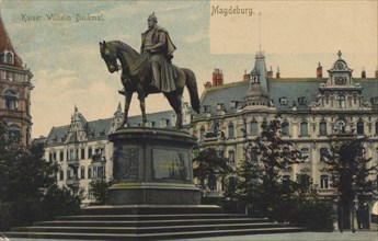 Kaiser Wilhelm Monument In Magdeburg