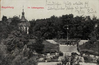 Queen Luise Garden In Magdeburg
