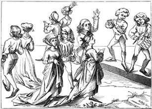 Step Dance Or Drag Dance In The 14Th Century