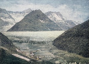 The Aletsch Glacier Glacier Lake