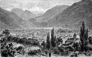 Bolzano And The Rosengarten In The Background