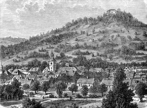 Blankenburg With The Greifenstein In Thuringia