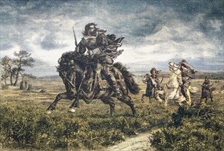 On Life And Death. Musketeers Hunt A Fleeting Rider / Life And Death. Musketeers Chase A Fleeing Horseman