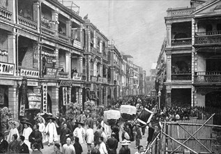 Dragon Procession In Hong Kong In 1892 / Hong Kong Dragon Procession In 1892