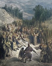 Peter The Hermit Preaching The First Crusade / Peter Von Amiens Preaches The Cross For The Knights Of The Crusade