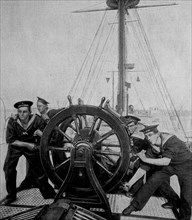 Sailors At The Helm
