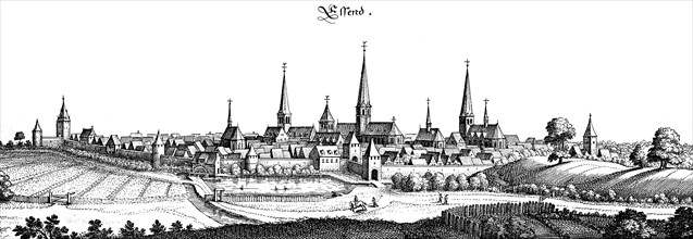 City Of Essen In The Middle Ages