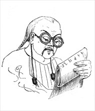 Chinese Man With Glasses From 1836