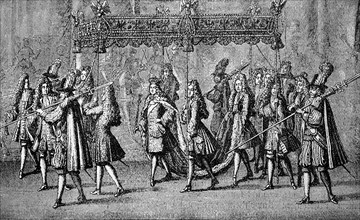 Coronation Procession Of King Frederick I Of Prussia